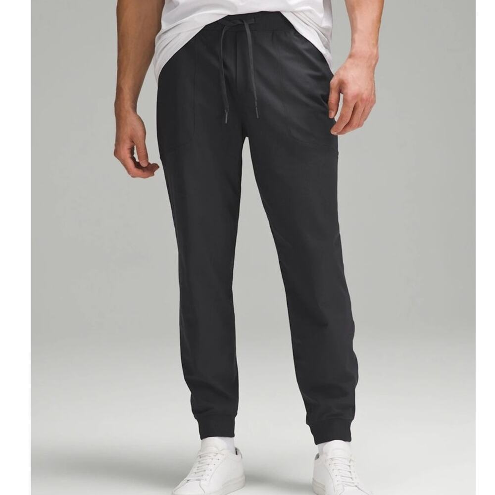 lululemon ABC Warpstreme Jogger mens XL Obsidian black 4 way stretch athletic